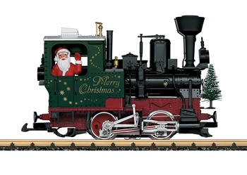 Locomotora de vapor Merry Christmas