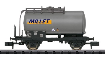 Vagón cisterna MILLET de la SNCF, época V.