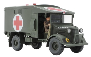 British 2 ton 4x2 Ambulancia, escala 1/48.