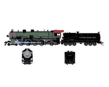 Locomotora de vapor Southern Pacific MT-4 4-8-2. Digital con Sonido.