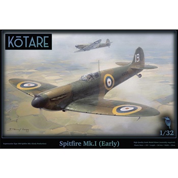 Spitfire Mk.I. Kit de plástico escala 1/32.