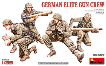 German elite gun crew, escala 1/35.