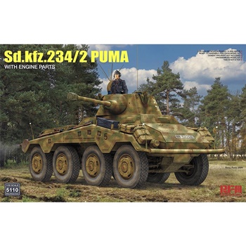 Sd. Kfz. 234/2 PUMA, kit escala 1/35.