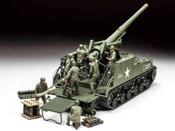 U.S. Self-propelled 155mm gun M40, escala 1/35.