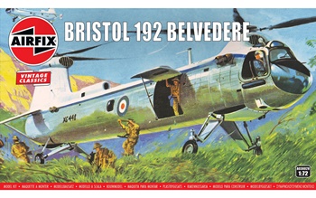 Bristol 192 Belvedere. Kit plástico escala 1/72.