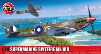 Supermarine Spitfire Mk. VIII. Kit plástico escala 1/24.