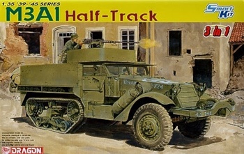 M3A1 Half track. Kit de plástico escala 1/35.