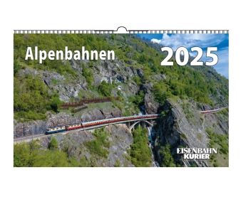 Calendario 2025 Alpenbahnen.