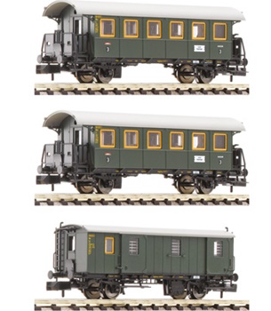 Set de dos coches de pasajeros de los Ferrocarriles Federales Alemanes