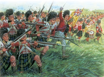 Scots Infantry Napoleonic Wars, escala 1/72.