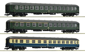 Set de tres coches D377 de Hispania Express de los Ferrocarriles Feder