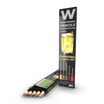 Set Weathering pencils para desconchados y envejecimiento.