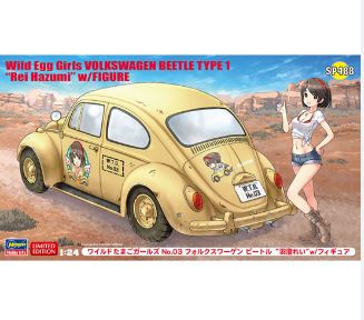 VW Beetle type 1 Rei Hazumi con figura.