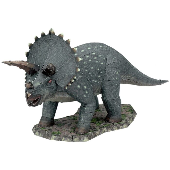 Metal Earth Triceratops.