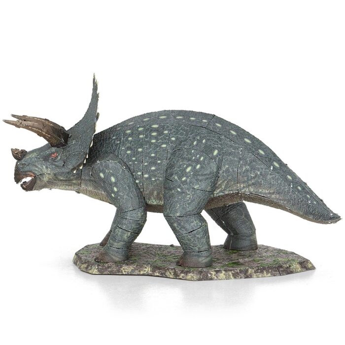 Metal Earth Triceratops.