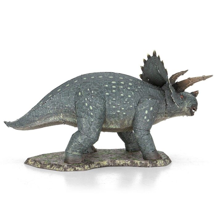 Metal Earth Triceratops.