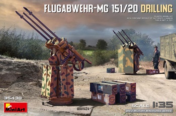 Flugabwehr-mg 151/20 drilling, escala 1/35.