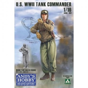 U.S. WWII Tank commander, escala 1/16.