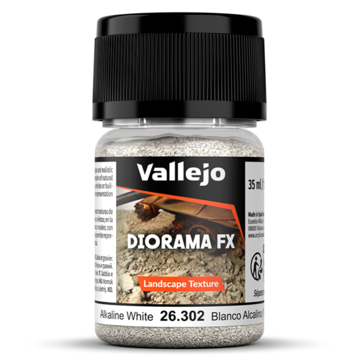 Diorama FX: Blanco alcalino 1-2mm, 60g.