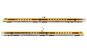 Tren basculante serie 443 RENFE Platanito, versión moderna época IV co