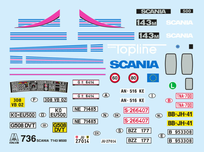 Scania T143M 500 Topline.