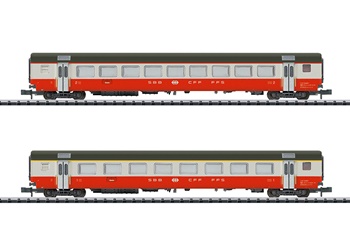 Set de 2 vagones de tren expreso EW III de los Ferrocarriles Federales