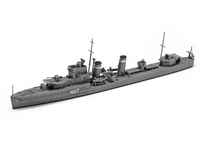 British destroyer E CLASS, escala 1/700.