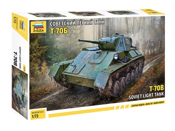 T-70B Soviet light tank, escala 1/72.