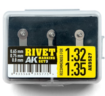 Rivet marking para 1/32 y 1/35.