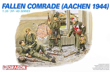 Fallen comrade Aachen 1944, escala 1/35.