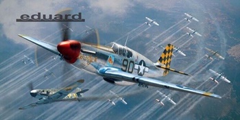 Mustang P-51B, escala 1/48.