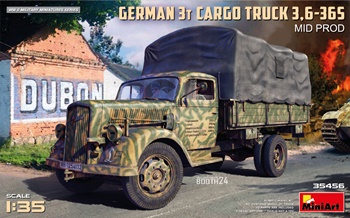 German Cargo truck 3.6-36S, escala 1/35.