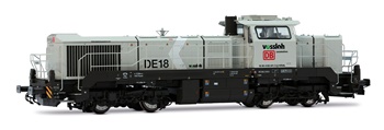 Locomotora disel DB/NorthRail Vossloh DE 18, época VI.