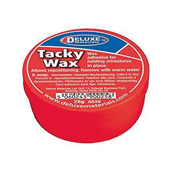 Tracky Wax: Adhesivo de cera para mantener las miniaturas en su lugar