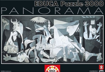 Guernica, Pablo Picasso. 3000 piezas panorámico. Medida: 144x68cm.