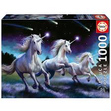 Unicornios, 1000 piezas.