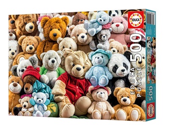 Osos de peluche, 500 piezas.