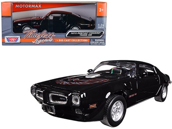 1973 Pontiac Firebird Trans Am color negro.