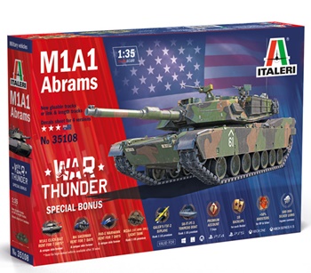 M1A1 Abrams, kit escala 1/35.