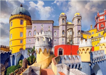 Palacio Nacional de Pena, Portugal.