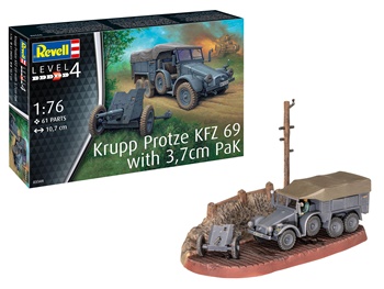 Krupp Protze KFZ 69, escala 1/76.