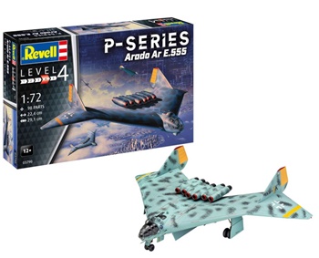 P-Series Arado Ar. E555, escala 1/72.