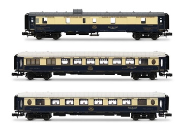 Set de tres coches CIWL Etoile du Nord, época II.