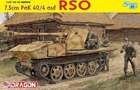 RSO 7.5cm Pak 40/4, escala 1/35.