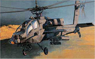 AH-64A APACHE, kit plástico 1/48.