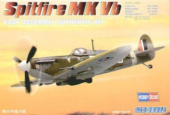 Spitfire Mk Vb, escala 1/72.