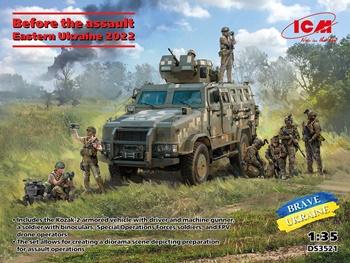 Before the assault. Eastern Ukraine 2022.