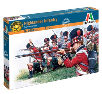 Highlander Infantry Napoleonic wars, escala 1/72.