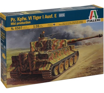 Pz. Kpfw. VI Tiger I Ausf. E, kit plástico escala 1/35.