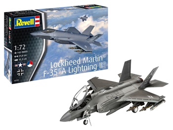 Lockheed Martin F-35 a LIGHTNING II, escala 1/72.